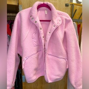 Free People “Hit The Slopes” jacket in “Prism Pink”
